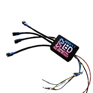 Bledauto Modul Cabang 2 4 6 8 RGB Belang Strobo Lampu Alis Shroud Devil Sen Running