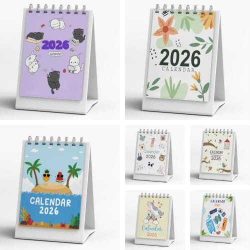2026 CALENDAR / AESTHETIC DESK CALENDAR / MINI CALENDAR 2026