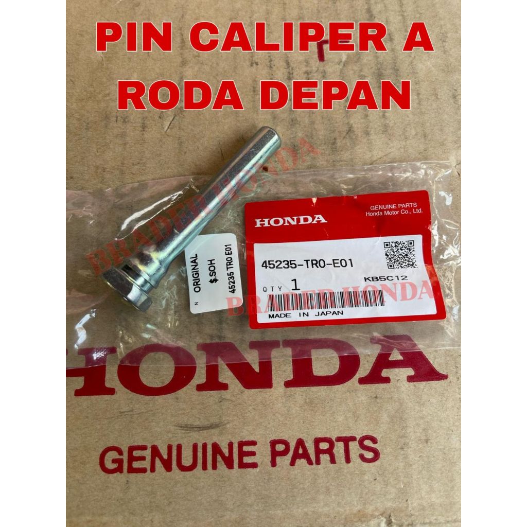 PIN A UPPER BOTTOM CALIPER DRUM ดิสก์เบรกหน้า HRV RU1 RU5 RV3 CIVIC FB1 FB3 BRV DG1 DG3 WRV CRV GEN 
