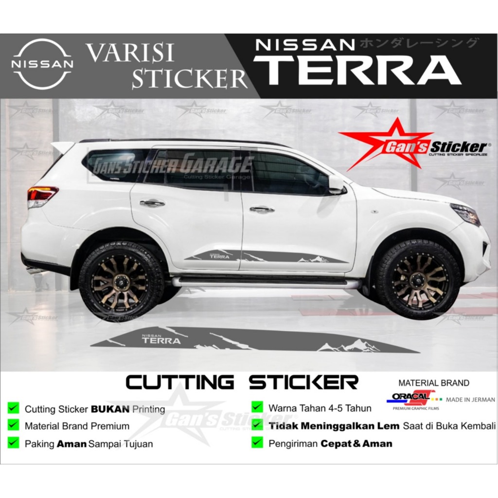 สติ๊กเกอร์ Nissan Terra, Variations สติ๊กเกอร์ติดประตูรถยนต์ Nissan Terra