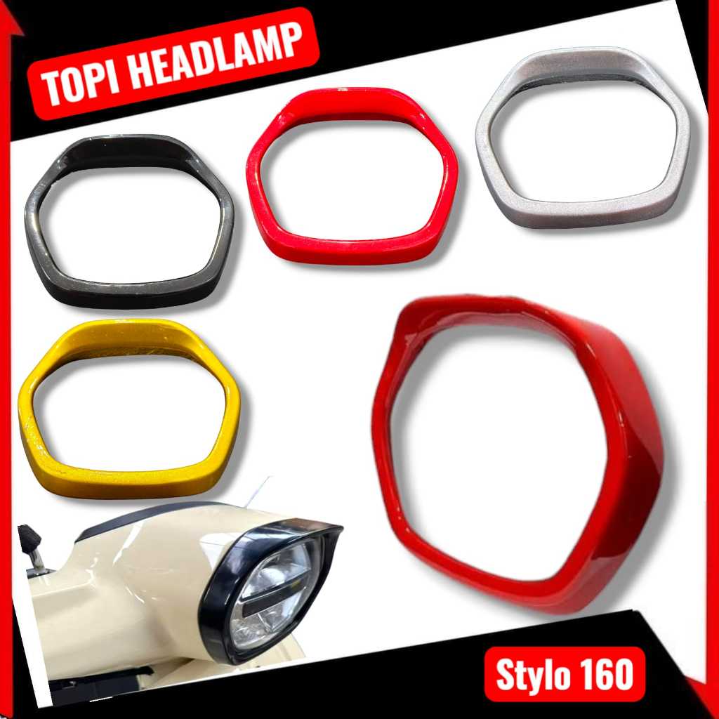 Stylo 160 ไฟหน้า Stylo 160 ไฟหน้า Stylo 160 แหวนหมวก Stylo 160 อุปกรณ์เสริมรถจักรยานยนต์ Variations