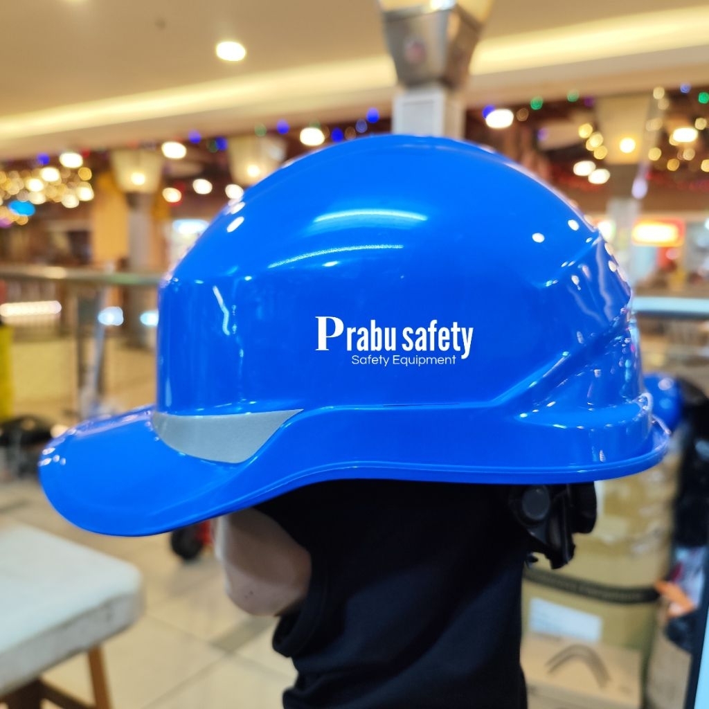 MSA BASE BALL POLYPROPYLENE PROJECT WORK HELMET สีฟ้า