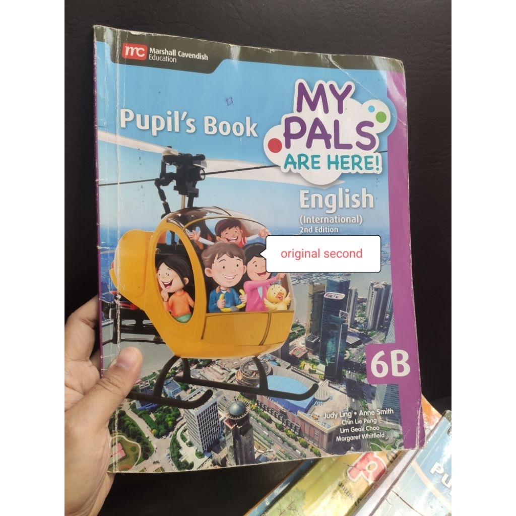 หนังสือต้นฉบับ SECOND ENGLISH MY PALLS PUPILS BOOK 1A 1B 2A 2B 3A 3B 4A 4B 5A 5B 6A 6B