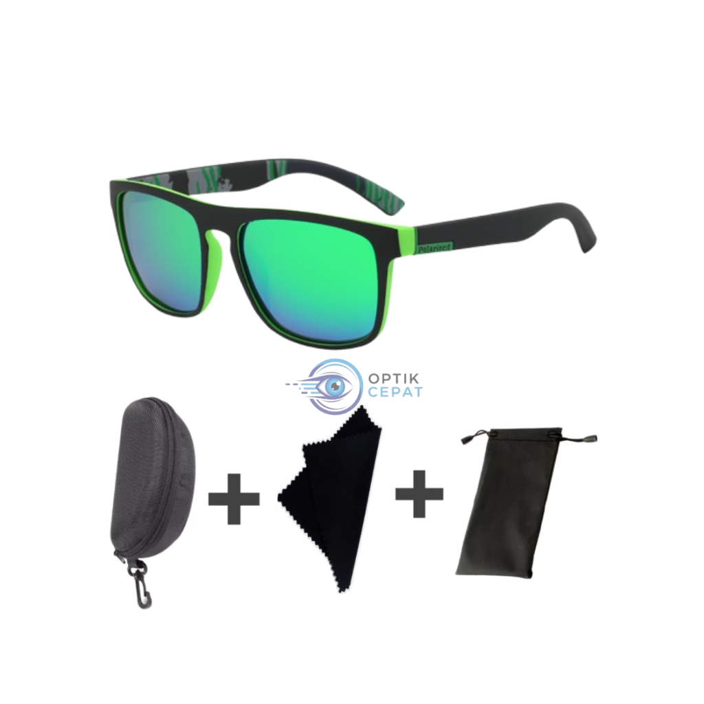MATAHARI OC แว่นกันแดดโพลาไรซ์ครบชุดสําหรับผู้ชายขับรถการบินพร้อมป้องกันรังสียูวี400 Anti-Glare Sun