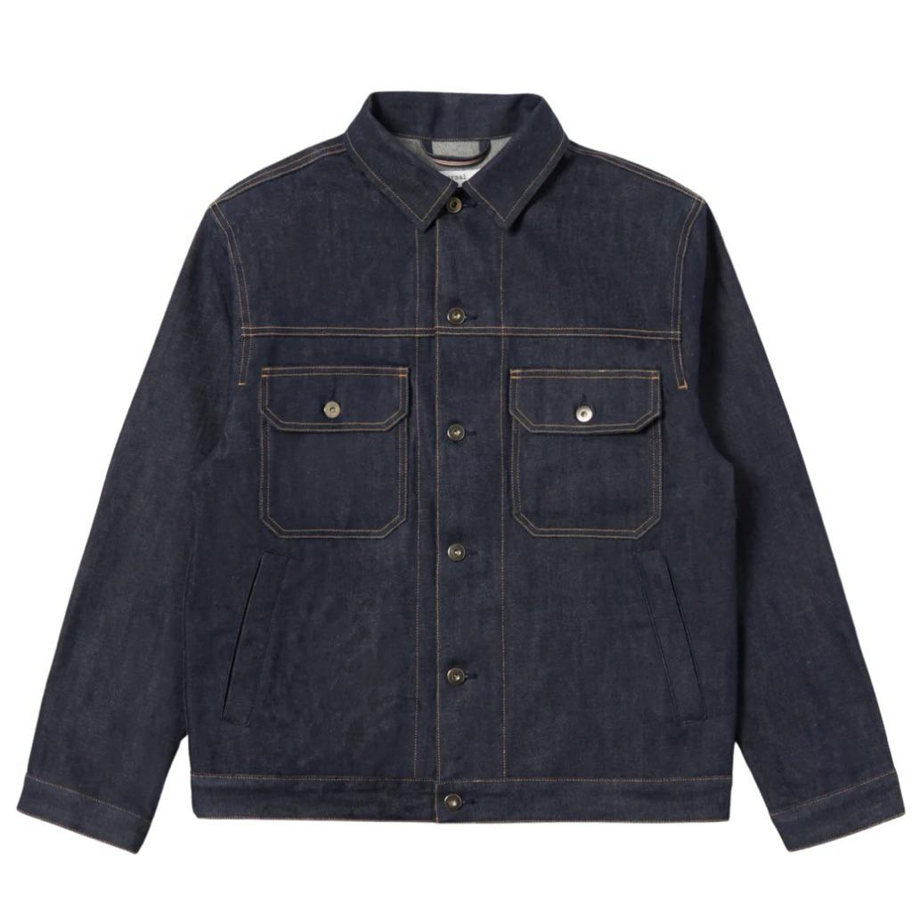 Sai - Lacy Work Jackets Denim Boxy Trucker Jacket Denim Raw