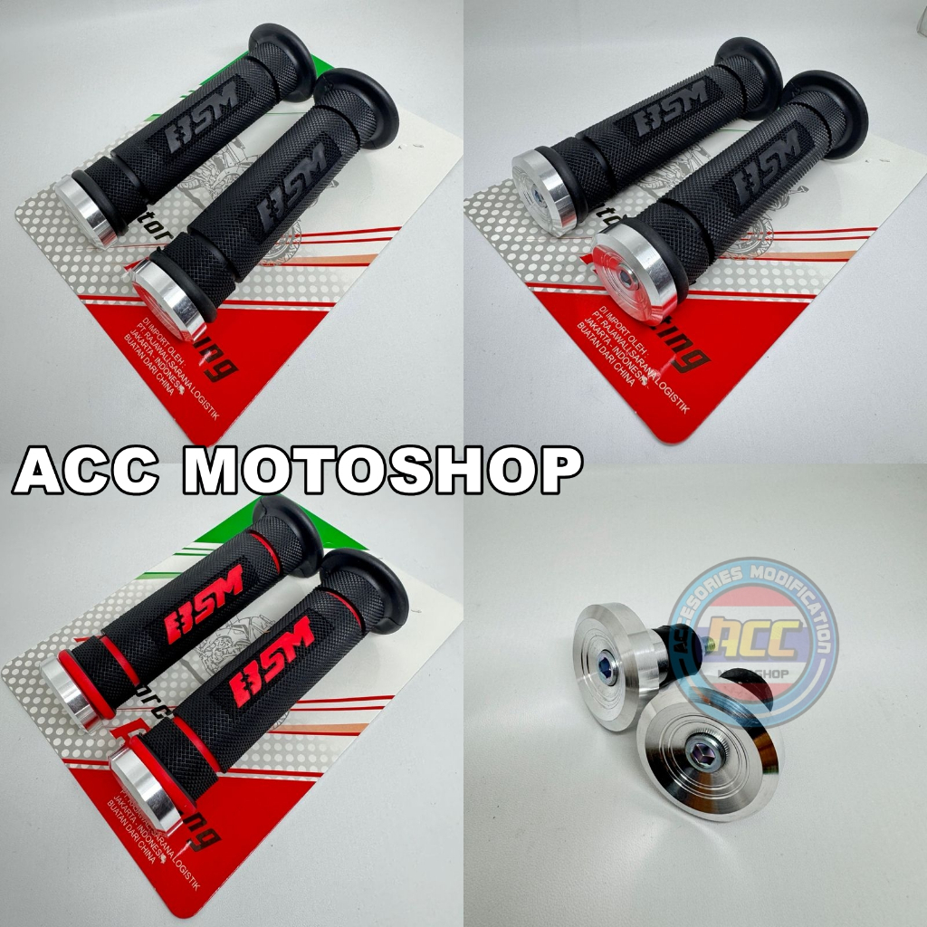 ด้ามจับ BSM HG55 ดั้งเดิม 2 in 1 พร้อมแฮนด์แบนรุ่น heng สากล