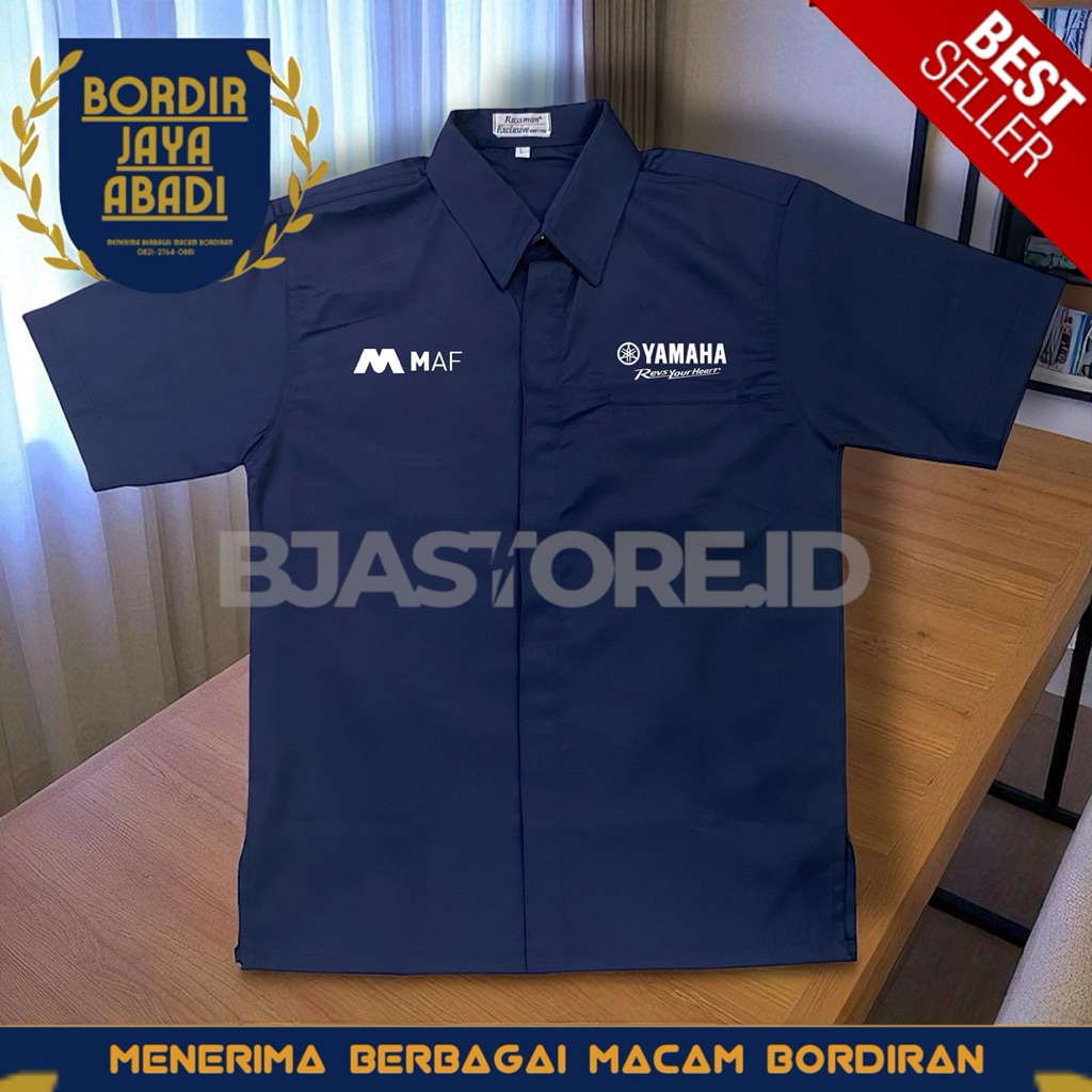 KEMEJA Yamaha Bank Mega Auto Finance MAF Shirt