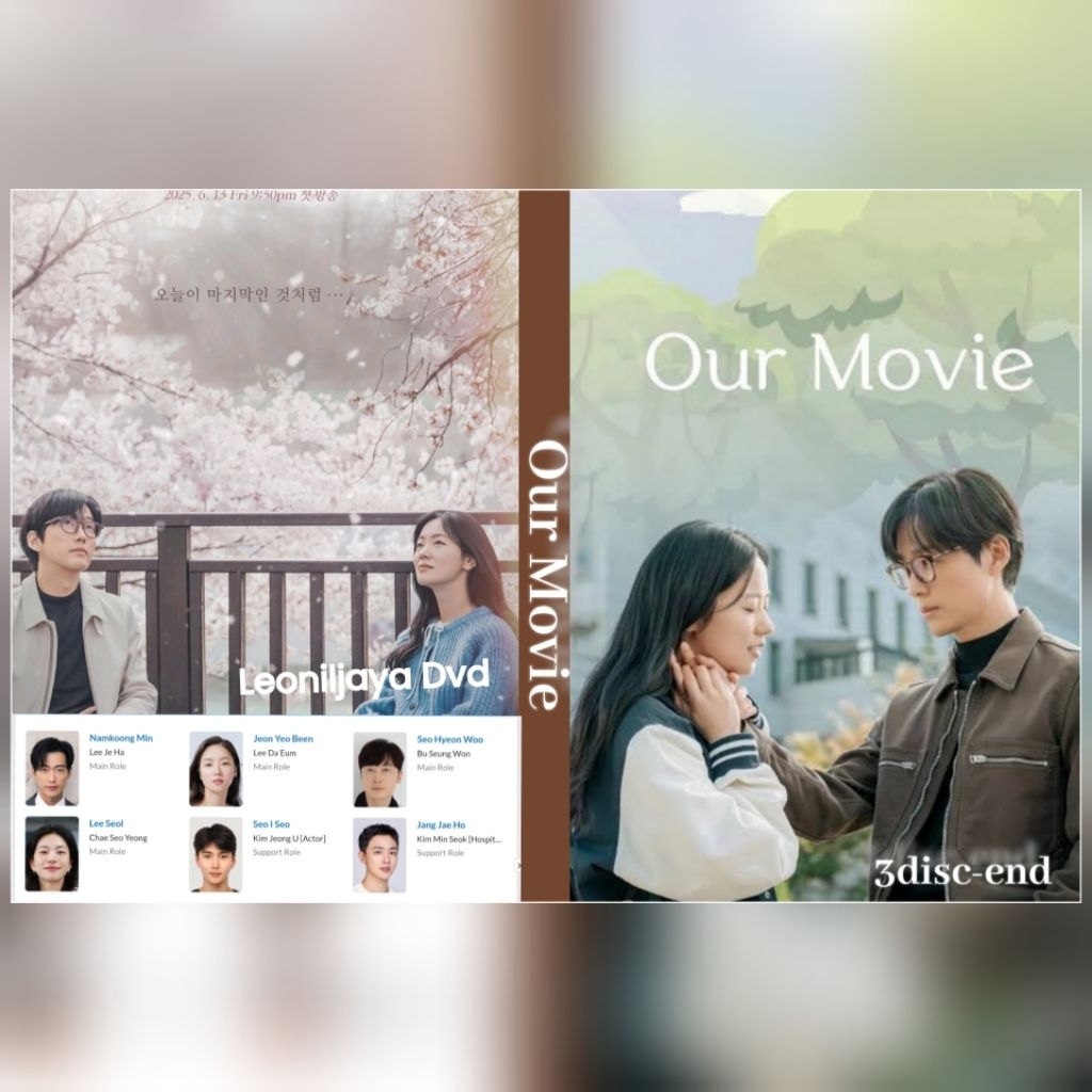 Drakor OUR MOVIE Series Cassette [ 2025 ] 3disk-end