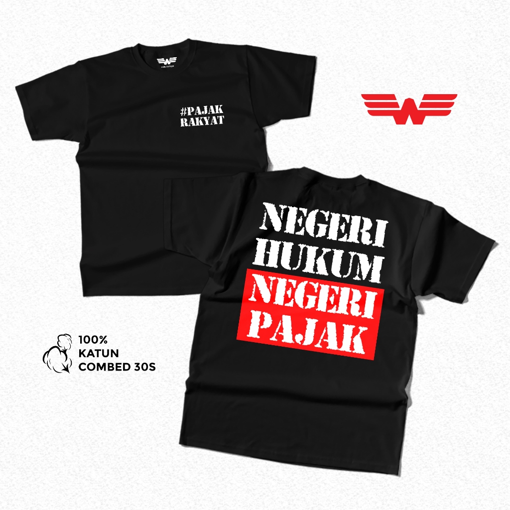 KATUN เสื้อยืดผู้ชาย Distro COUNTRY LAW OF PAJAK COUNTRY - เสื้อยืดผู้ใหญ่ / เสื้อยืดพื้นบ้าน / เสื้