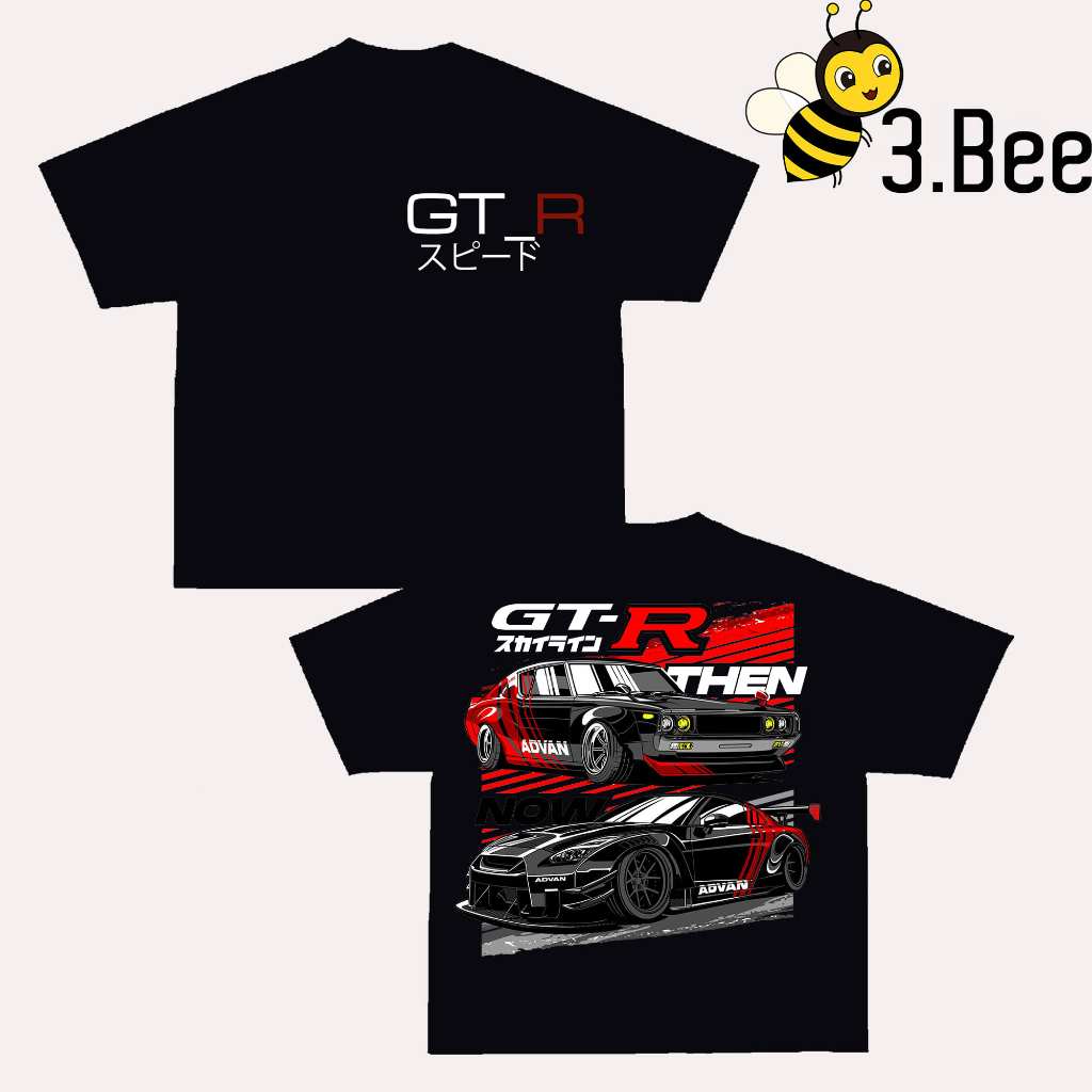3bee.store - CAR T-SHIRT GTR_ - เสื้อยืดสามารถออกมาต้นฉบับภายนอก - เสื้อ Kata Kata Kata - เสื้อ Kata