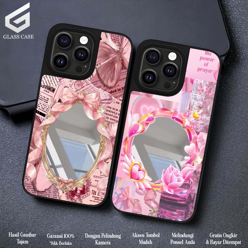 เคสกระจกมองข้าง HP IPHONE 16 PROMAX IP 16 PRO IP 16 IP 15 PRO IP 15 IP 14 PROMAX IP 14 PRO IP 13 PRO