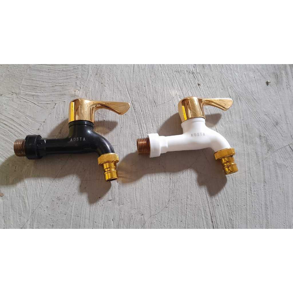 (24ชิ้น) 1/2" AOSTA BATIK GOLD WALL FAUCET