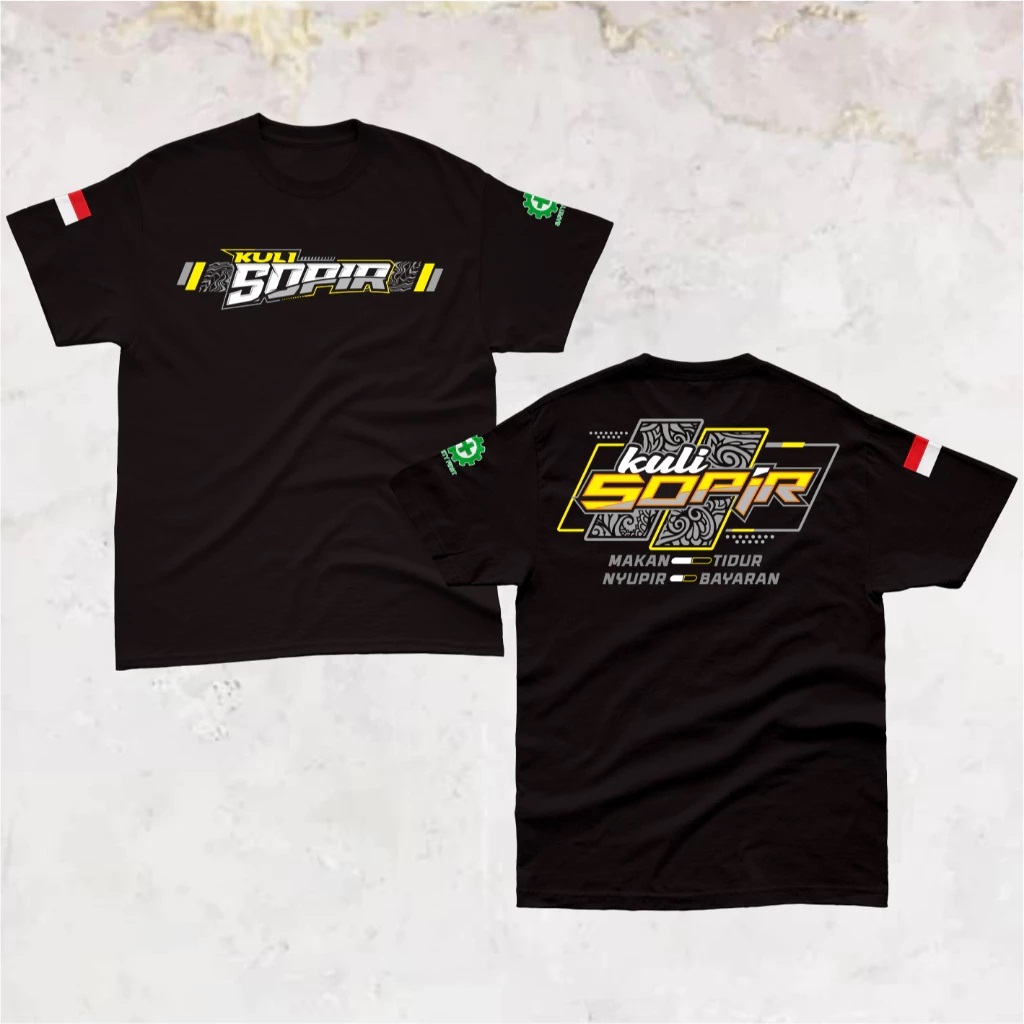 เสื้อยืด Kuli Driver (Eating - Sleep - Nyapir - Pay) - เสื้อยืดไดร์เวอร์ (รวม 24s)