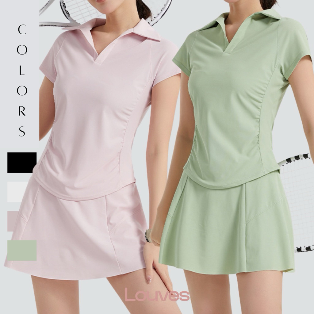 ODRE SET - LOUVES - TENNIS PADEL BADMINTON GOLF POLO TANK SKORT