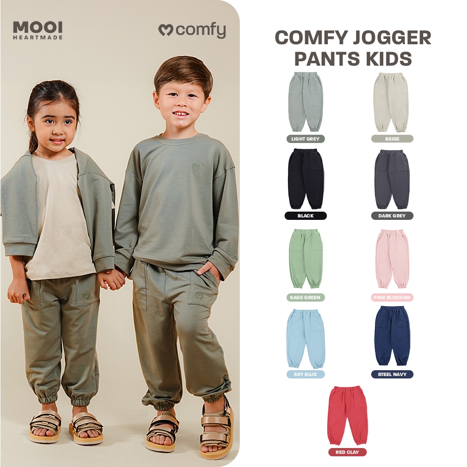 Mooi Comfy Jogger Pants Kids**