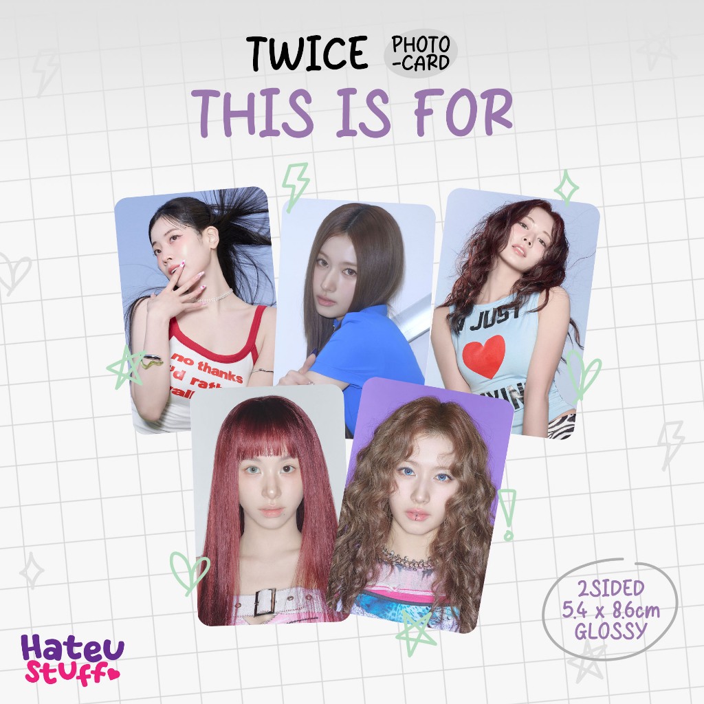 TWICE Unofficial Photocard นี้สําหรับ