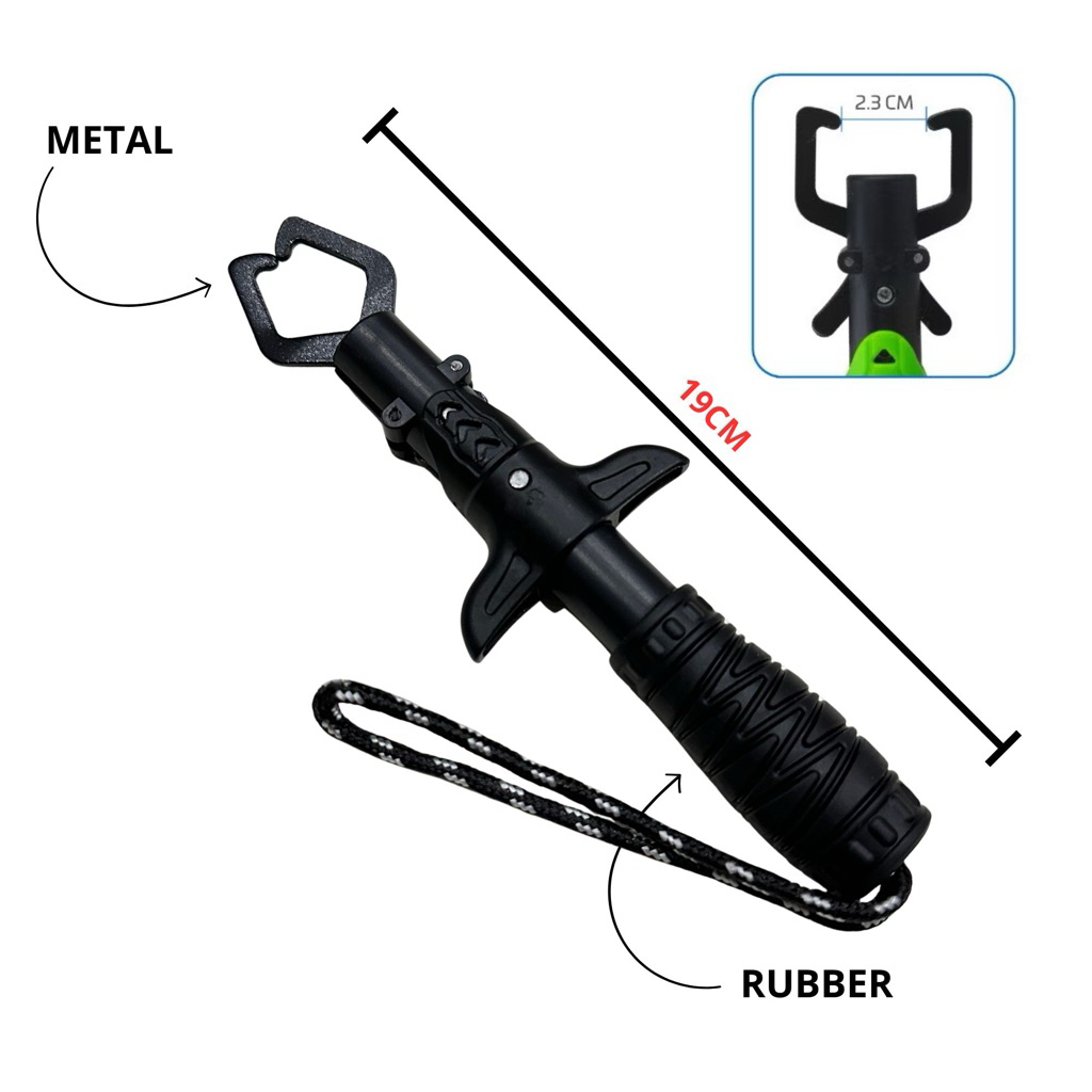 LIP GRIP FISH GRIPPER 3 สีหลากหลาย FISH MOUTH CLAMP
