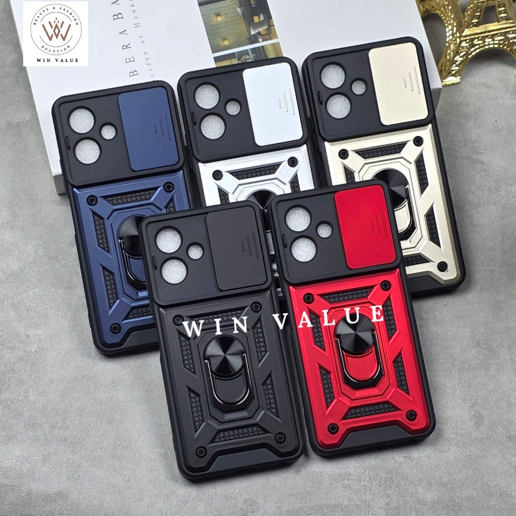 Tecno Spark GO 2 Case SoftCase สไลด์เกราะ + เคสป้องกันกล้อง Tecno Spark GO 2