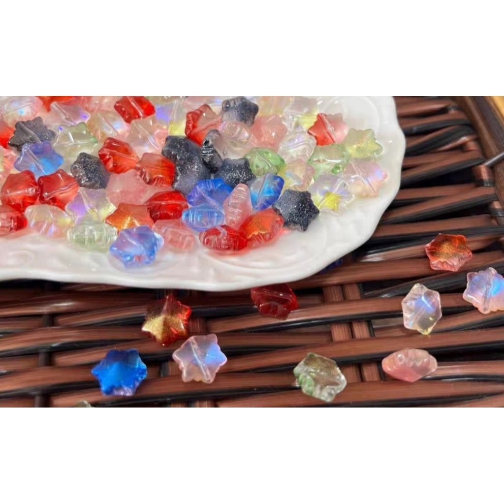 [5 ชิ้น] Gembul SNOW GLASS BEADS