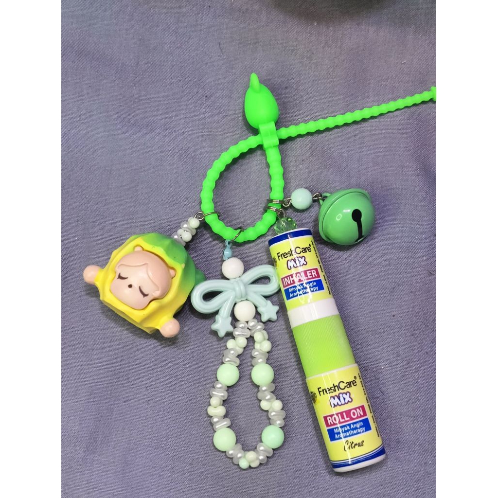 Jompo Keychain 3D Character Skull panda freshcare ผสม hailer