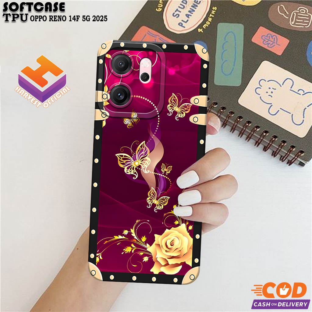 เคส Oppo Reno 14F 5G 2025 ล่าสุด - เคส Oppo Reno 14F 5G Softcase - เคส Pro Camera Softcase - Oppo Re