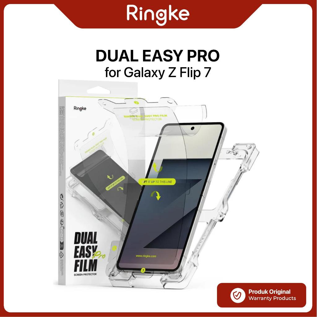 ฟิล์มกันรอยหน้าจอ Samsung Galaxy Z Flip 7 Flip7 Ringke Dual Easy Film 2 แพ็ค