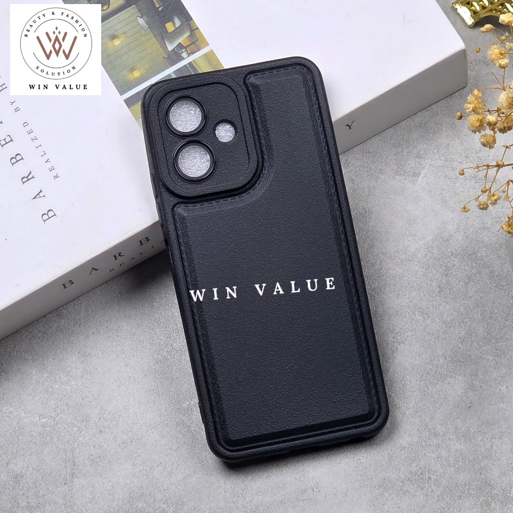 Tecno Spark GO 2 Case Leather Pro กล้อง Black Case Tecno Spark GO 2