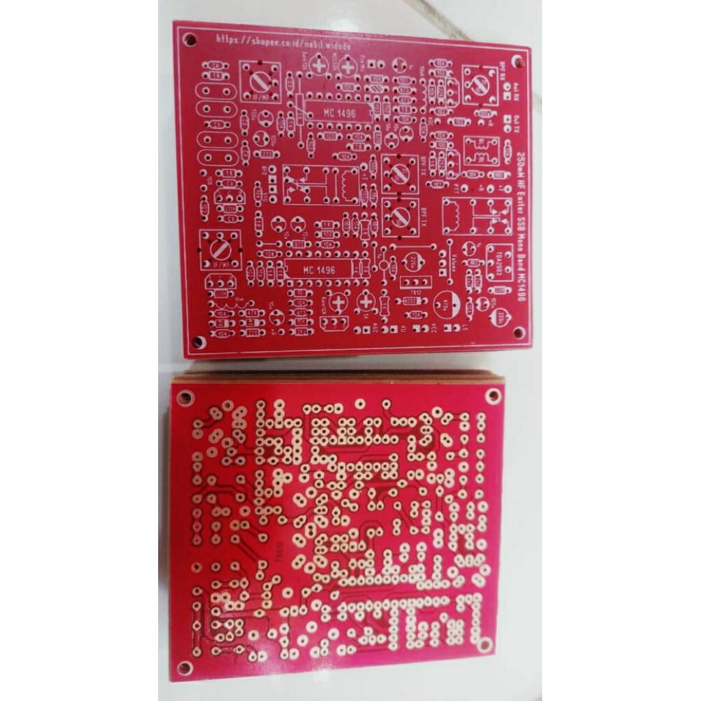 วิทยุ PCB HF SSB MC1496, Exiter Transceiver SSB Pancarima