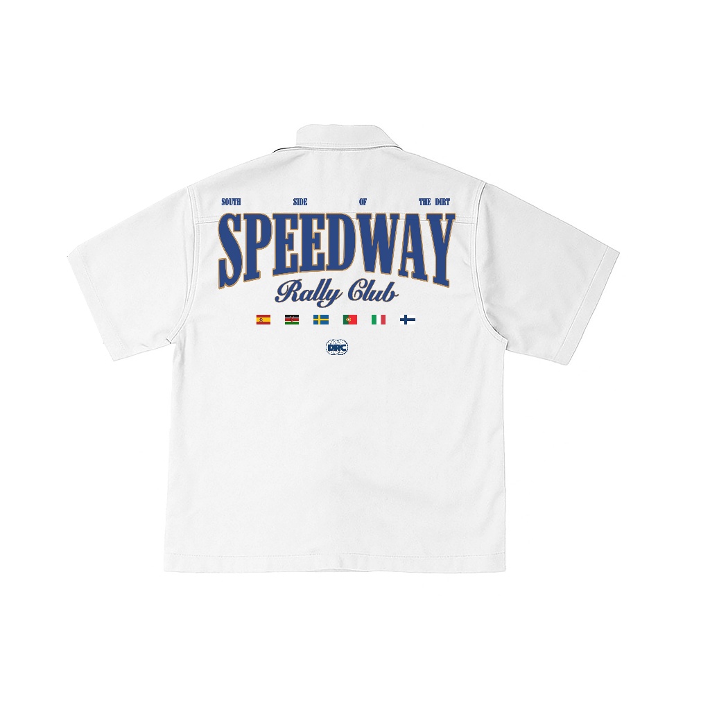 Draco Speedway - เสื้อเชิ้ตกล่องทํางาน Rally Club