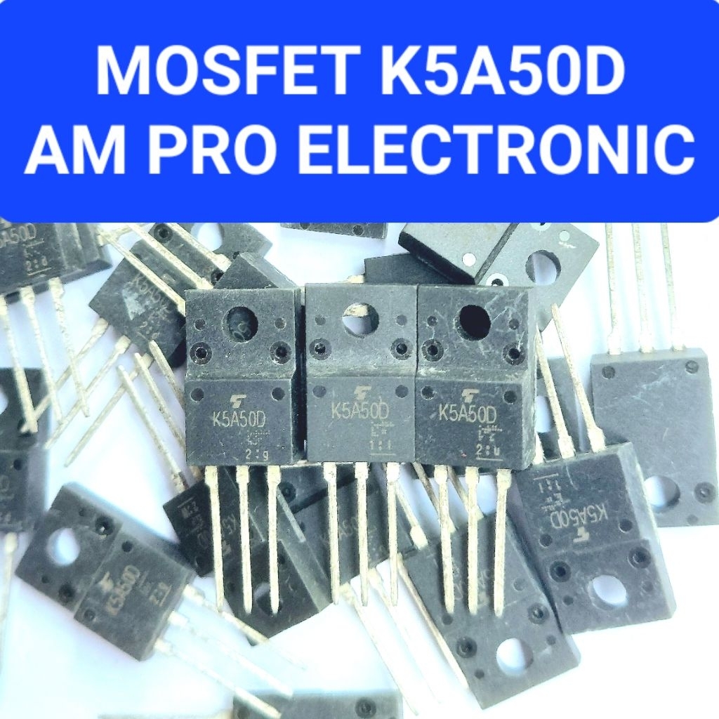 Tr mosfet k5a50d 5a 500v originall fet k5a50d mosfet 5a50 ตัวถังเล็ก
