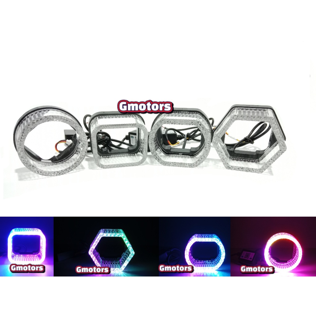 Shroud Light BMW 1.5 นิ้วอะคริลิค 5D glory RGB Shroud Light Biled Matrix 1.5 นิ้ว RGB คริสตัล