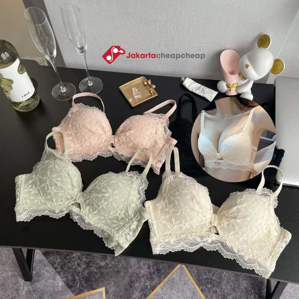 JC168 บราไร้ลวดแบบ Push Up หนาสําหรับผู้หญิง