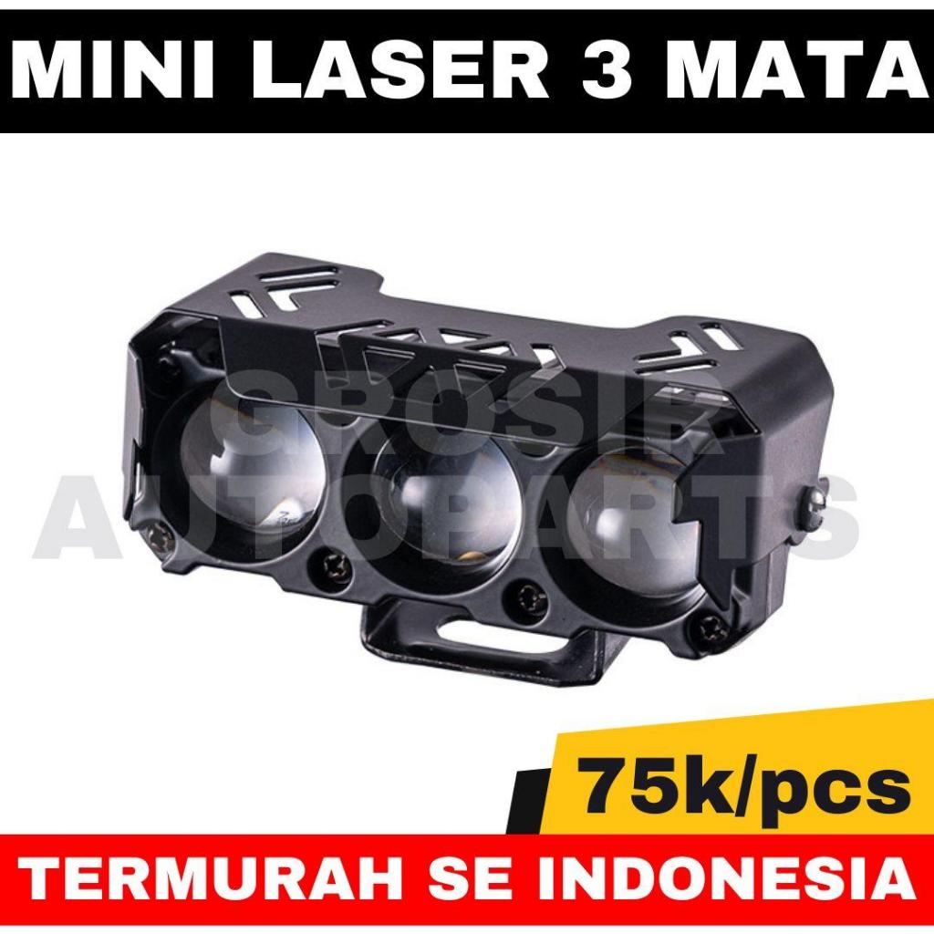 MATA 3-EYE เลเซอร์ยิงโคมไฟ MINI PROJECTOR 3-EYE กันน้ํา PNP MINI PROJECTOR SQL SHOOTER โคมไฟสั้นโคมไ