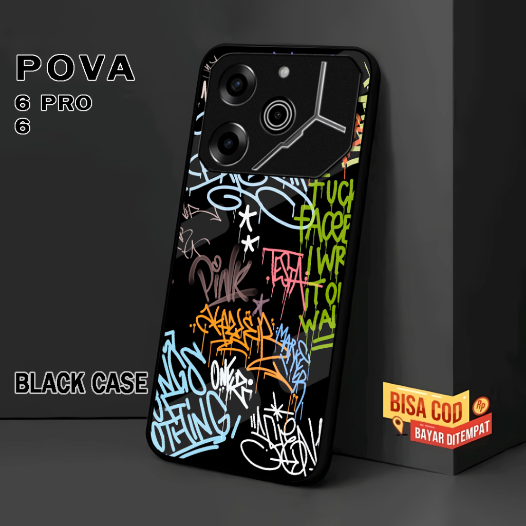 ( RC 17 ) Kesing Case Sofcase Glossy สําหรับ Tecno Pova 6 l Pova 6 Pro 5G พร้อมอะนิเมะ Motif l บทคัด