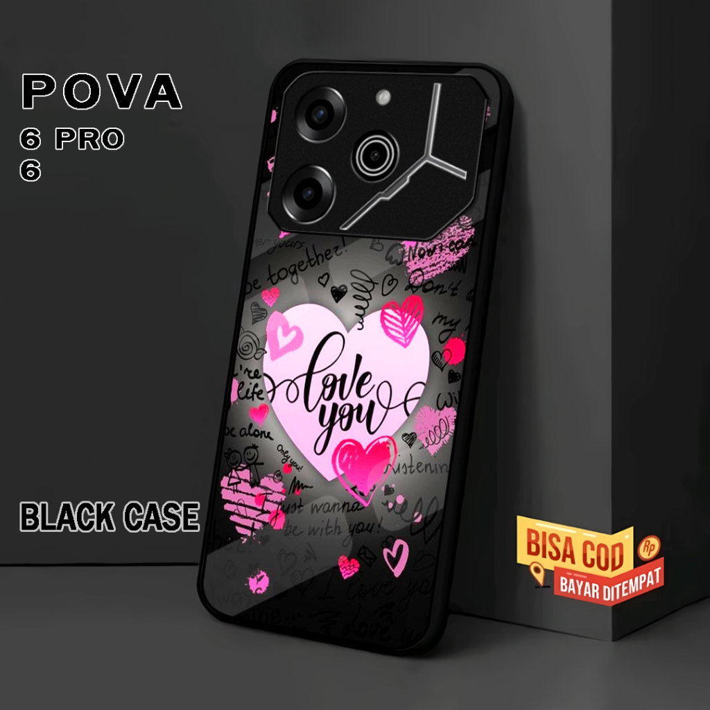 ( RC 36 ) Kesing Case Sofcase Glossy สําหรับ Tecno Pova 6 l Pova 6 Pro 5G พร้อมอะนิเมะ Motif l บทคัด