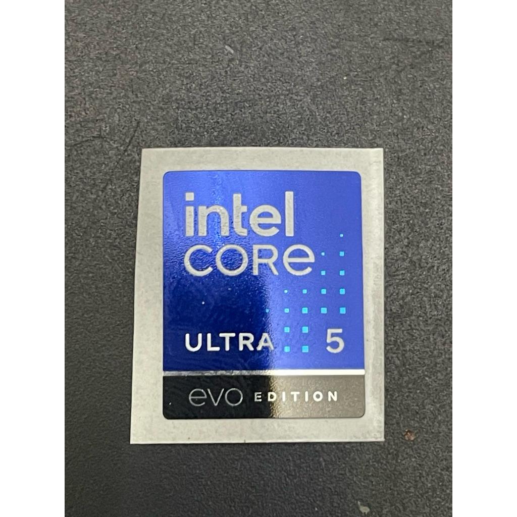 สติ๊กเกอร์โลโก้ intel Core Ultra 5 EVO Edition ดั้งเดิม
