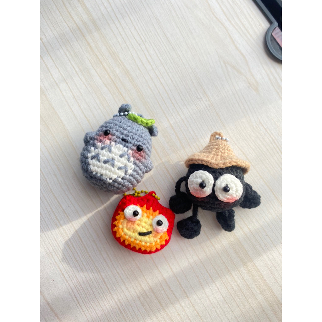 พวงกุญแจตัวละคร GANTUNGAN Ghibli • พวงกุญแจตัวละครโครเชต์ Ghibli