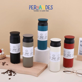 Tumbler Travel (500ml) Stainless Sus 304 Botol Minum Tahan Panas & Dingin