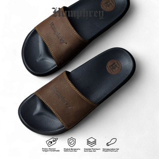 HUMPHREY.ID-SANDAL KULIT PRIA ASLI/SANDAL KULIT/SANDAL PRIA/SANDAL/SANDAL MURAH KULIT KEKINIAN PRIA