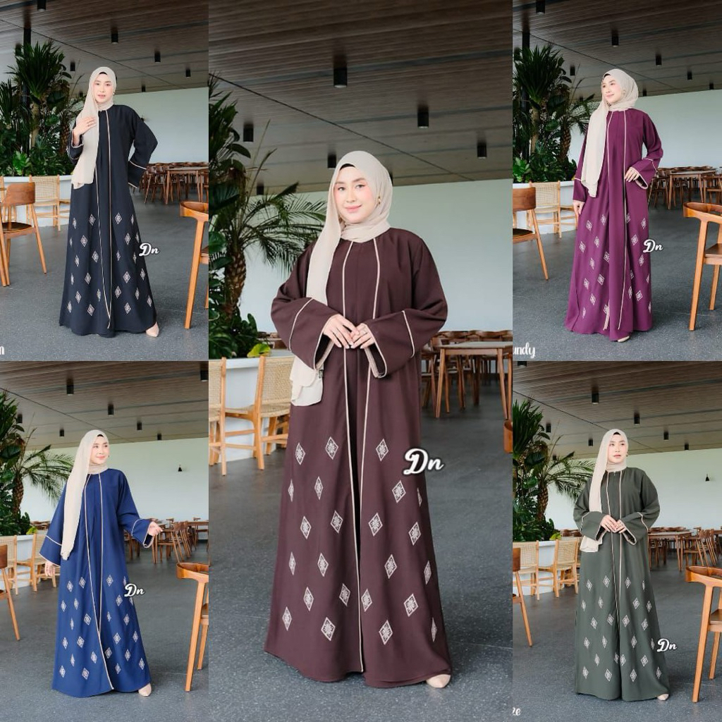 ABAYA DRESS KIANI DIANAURA BY AKU KARISSA ใหม่ล่าสุดแฟชั่นผู้หญิง MUSLIMAH รีไซเคิลการรักษาพรีเมี่ยม