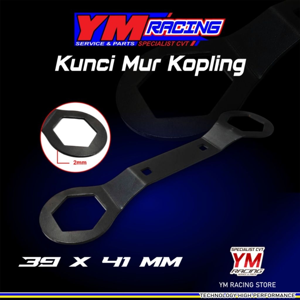 กุญแจ CVT 39/41 / กุญแจ CVT CLUTCH SIZE 39 41 - YM RACING CVT KEY