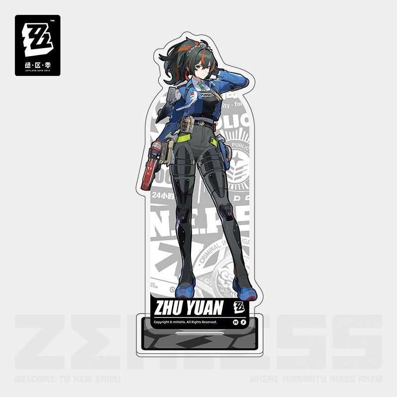 ZZZ OFC - Zhu Yuan Standee - อะคริลิค Standee ZZZ - Zenless Zone Zero สินค้า