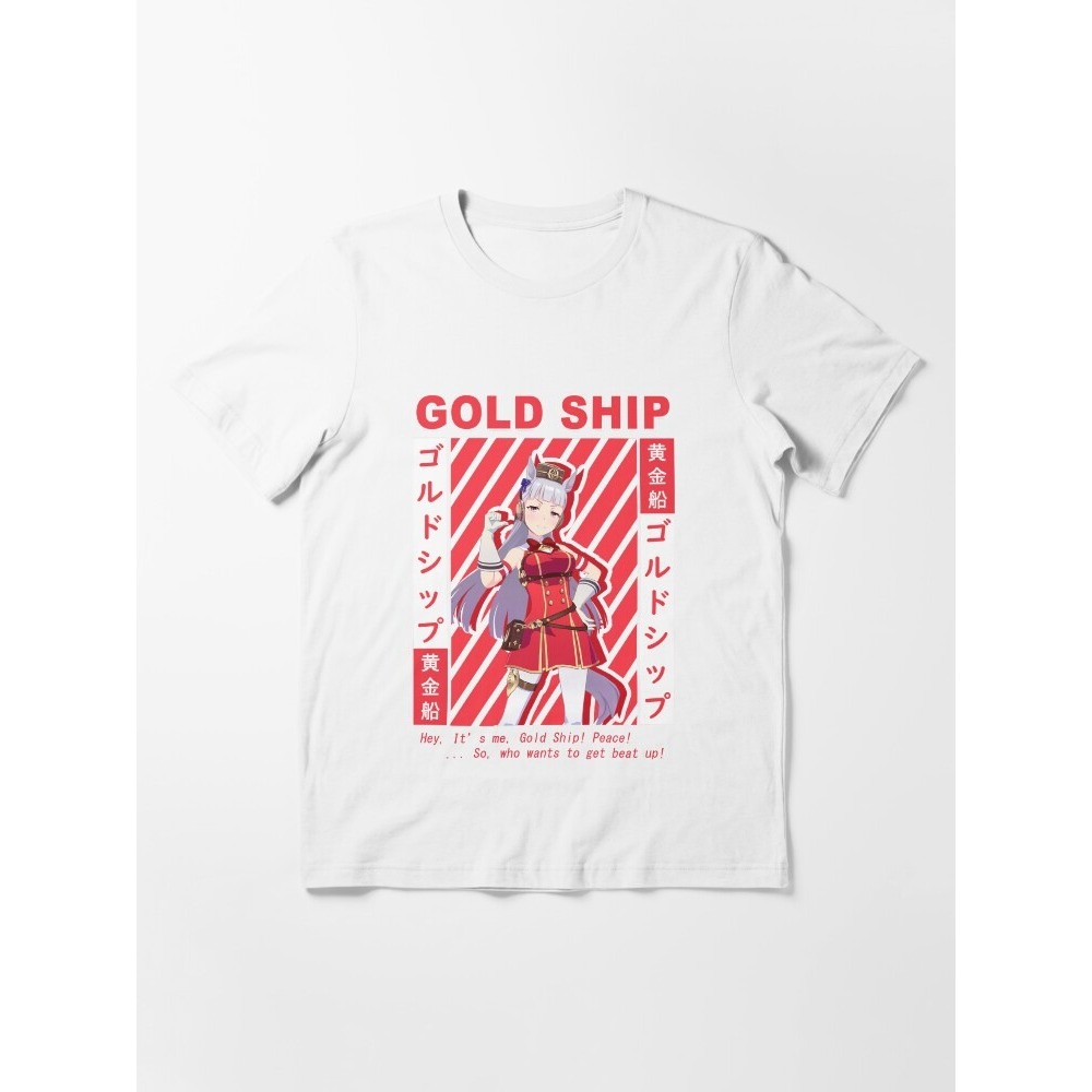 เสื้อยืด Uma Musume Gold Ship Essential