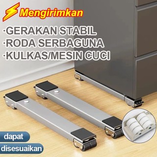 Roda Lemari Portable / Tatakan kulkas / Kaki kulkas / Tatakan mesin cuci