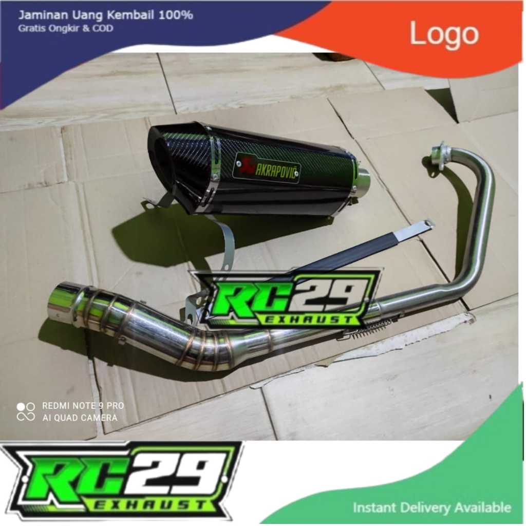 Akrapovic Layang Evo Carbon Exhaust Gsx R 150 Gsx150 Gsxr 150 Gsx 50r Gsx150r ระบบเต็ม