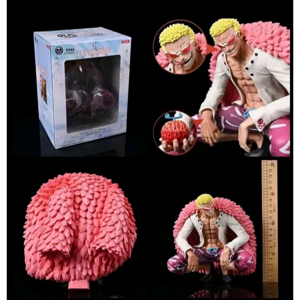 อะนิเมะชิ้นเดียว doquixote doflamingo action figure