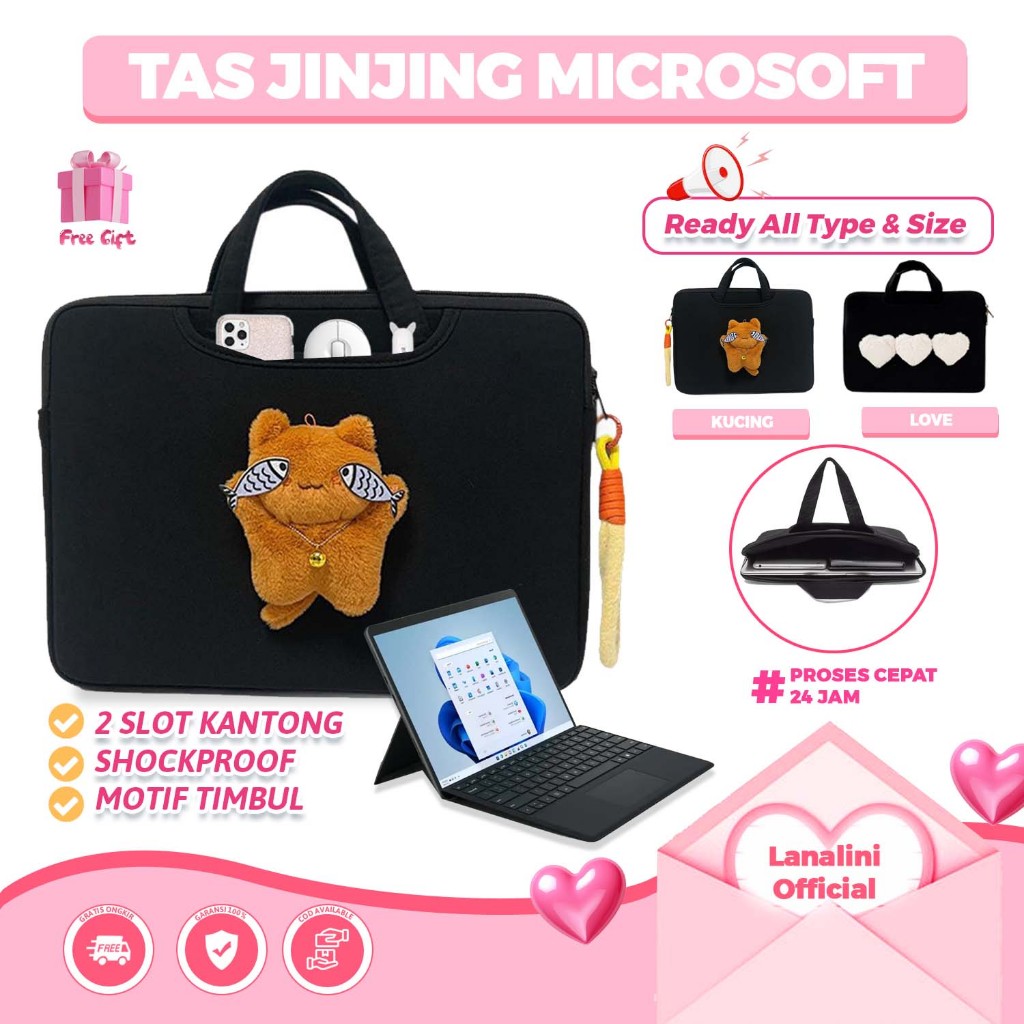 เคสกระเป๋าพร้อมสายคล้องแท็บเล็ต Microsoft Surface Pro 11