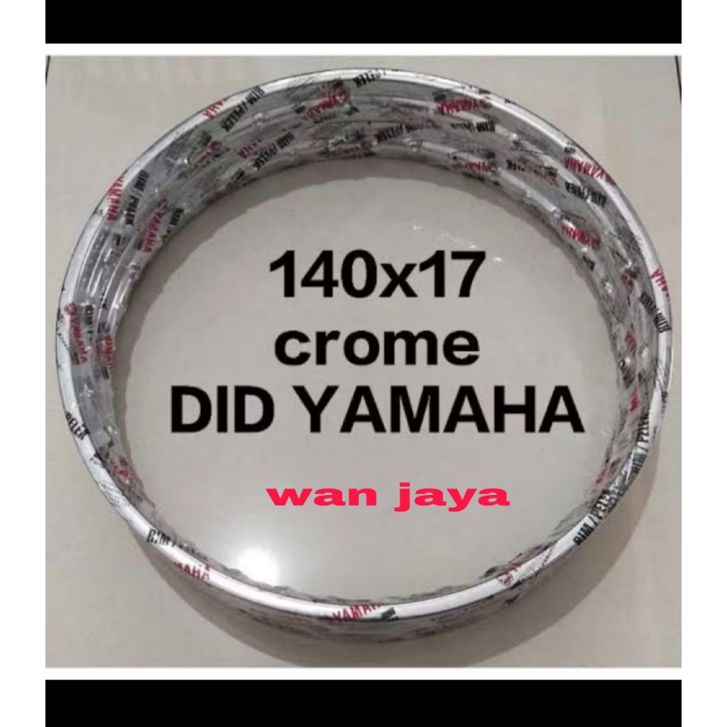 ขอบ YGP 140 17 DID Yamaha chrome Vega Jupiter