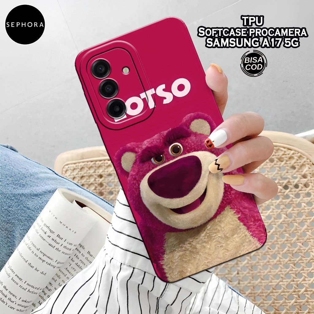 HP เคส Samsung Galaxy A17 5G 2025 ใหม่ล่าสุด - เคสแฟชั่นLotso - Softcase Samsung A17 5G - Case Pro C