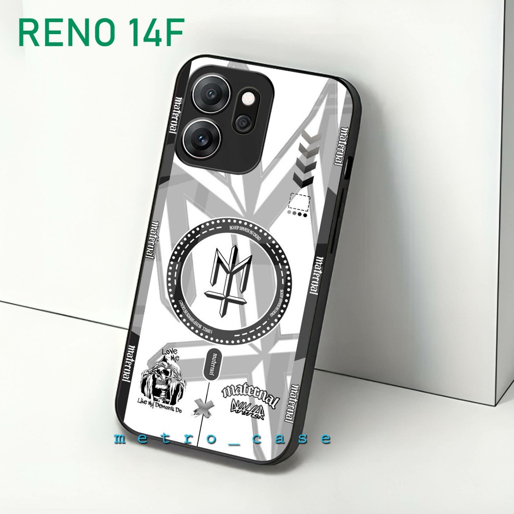 HP Softcase Glass Glossy Glass OPPO RENO 14F - RENO 14F - OPPO RENO 14F - RENO 14F 2025 - เคสโทรศัพท